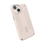 Калъф Speck Presidio 2 за iPhone 15, 13, 14 Grip, Bleached Bone/Heirloom Gold