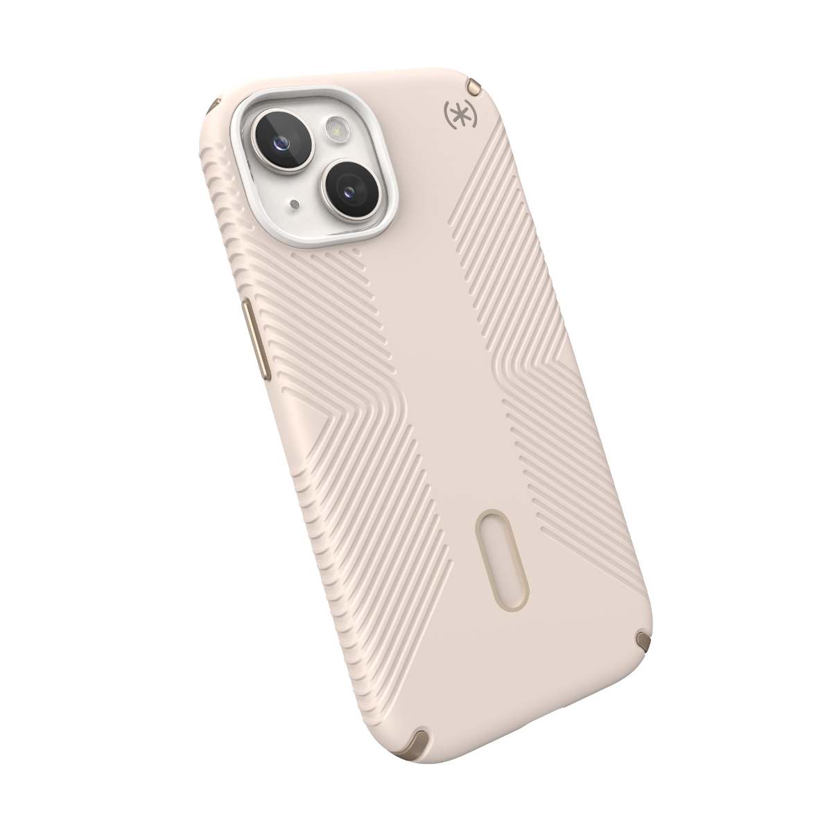 Калъф Speck Presidio 2 за iPhone 15, 13, 14 Grip, Bleached Bone/Heirloom Gold