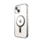 Калъф Speck Presidio Perfect-Clear MagSafe With Click&Lock iPhone 15, 13, 14 Clear/Chrome