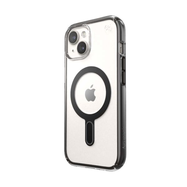 Калъф Speck Presidio Perfect-Clear MagSafe With Click&Lock iPhone 15, 13, 14 Clear/Black