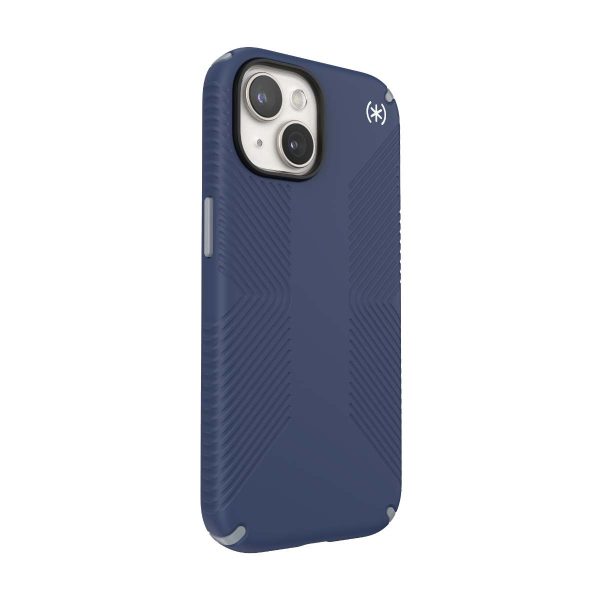 Калъф Speck Presidio2 за iPhone 13,14, 15 Grip, Coastal Blue/Dust Grey – изглед 1