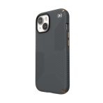 Калъф Speck Presidio2 за iPhone 13,14, 15 Grip, Charcoal Grey/Cool Bronze
