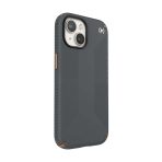 Калъф Speck Presidio2 за iPhone 13,14, 15 Grip, Charcoal Grey/Cool Bronze – изглед 1