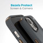 Калъф Speck Presidio2 за iPhone 13,14, 15 Grip, Charcoal Grey/Cool Bronze – изглед 2