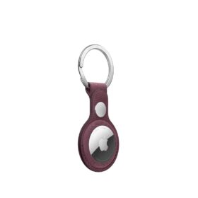 AirTag FineWoven Key Ring - Mulberry