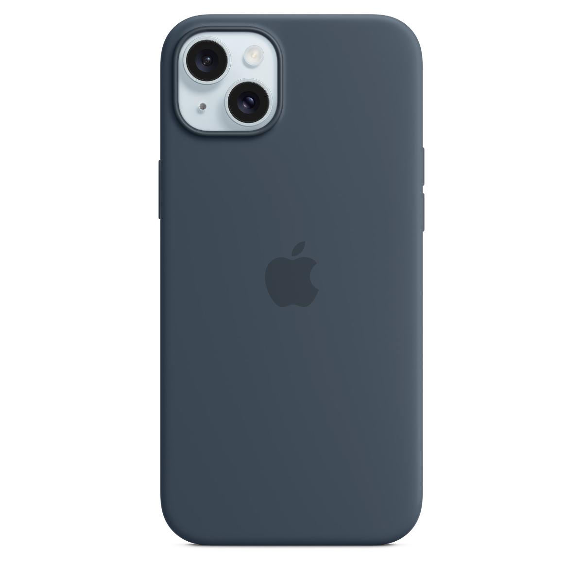 iPhone 15 Plus Silicone Case with MagSafe stormblue iPhone 15 Plus Silicone Case with MagSafe - Storm Blue