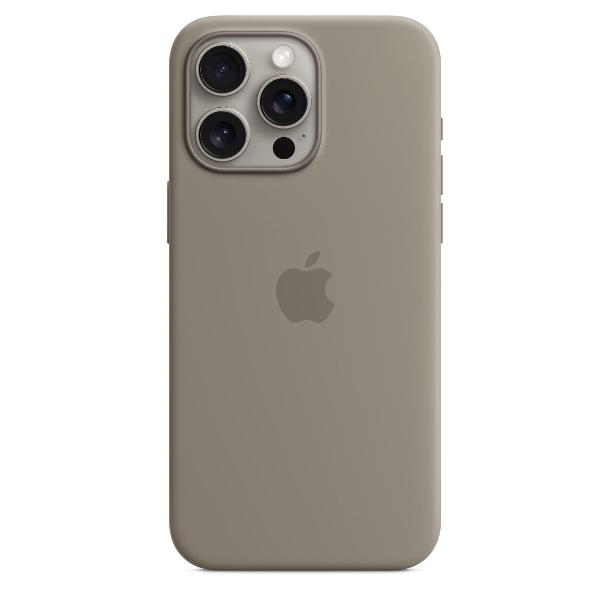 iPhone 15 Pro Max Silicone Case with MagSafe - clay iPhone 15 Pro Max Silicone Case with MagSafe - Clay