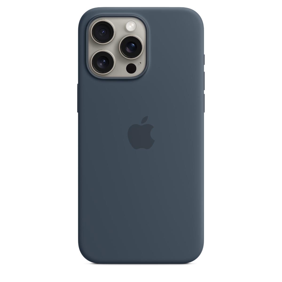 iPhone 15 Pro Max Silicone Case with MagSafe - storm blue iPhone 15 Pro Max Silicone Case with MagSafe - Storm Blue
