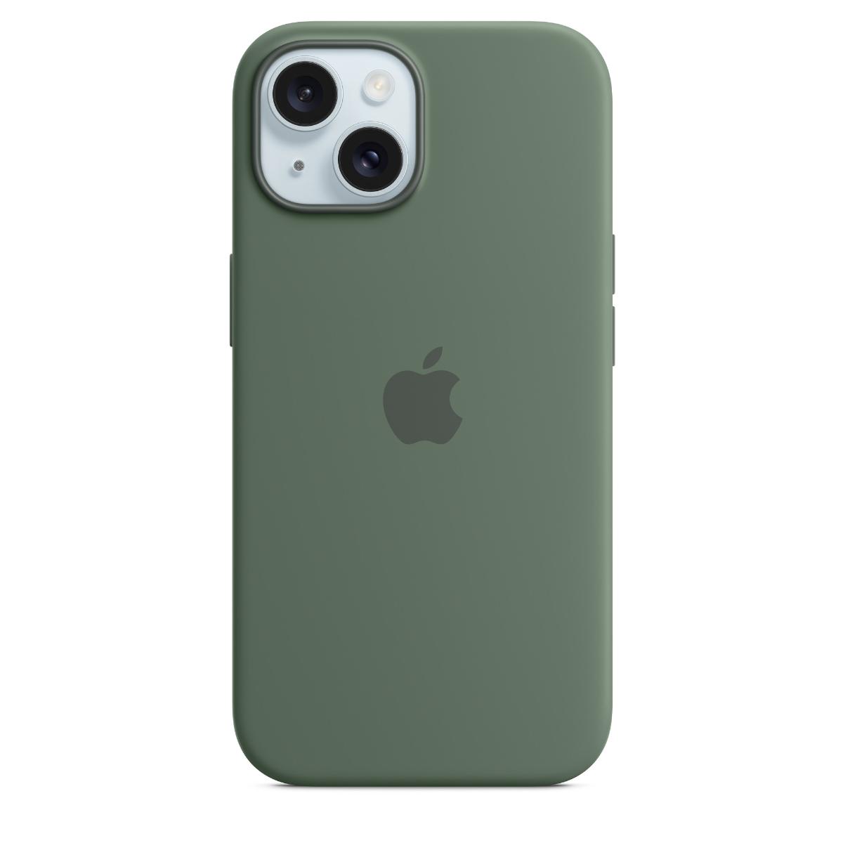 iPhone 15 Silicone Case with MagSafe - cypress iPhone 15 Silicone Case with MagSafe - Cypress