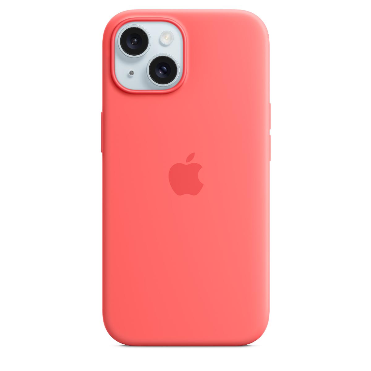iPhone 15 Silicone Case with MagSafe - guava iPhone 15 Silicone Case with MagSafe - Guava