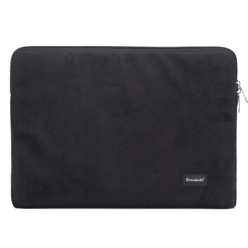 Чанта Bombata Sleeve Velvet 13-14 инча в черно