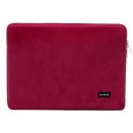 Чанта Bombata Sleeve Velvet 13-14 инча - Burgundy