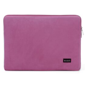 Чанта Bombata Sleeve Velvet 13-14 инча - Dark Pink