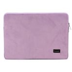 Чанта Bombata Sleeve Velvet 13-14 инча - Light lavender
