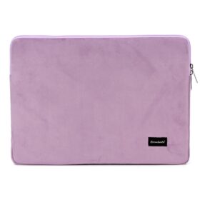 Чанта Bombata Sleeve Velvet 13-14 инча - Light lavender