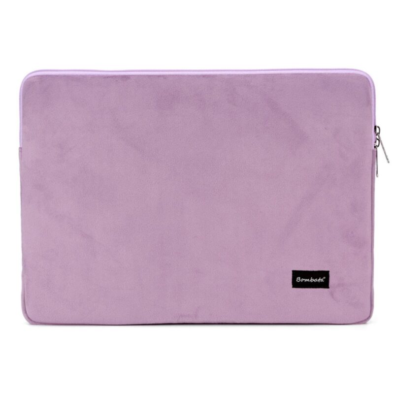 Чанта Bombata Sleeve Velvet 13-14 инча - Light lavender