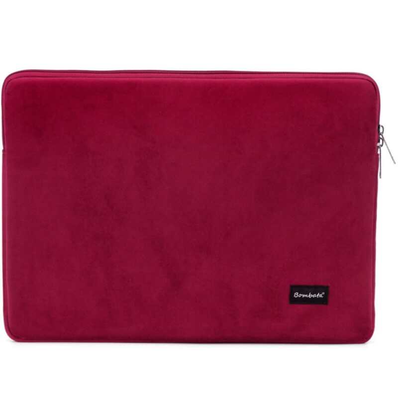 Чанта Bombata Sleeve Velvet 15-16 инча - Burgundy