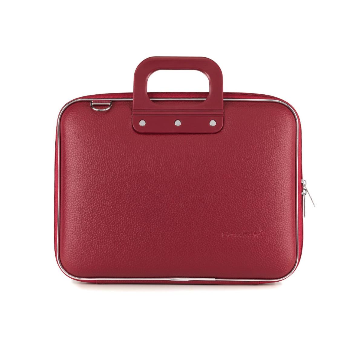 chanta-mediobombata-classic-13-14-borgogna-red-e00361-30 Чанта Mediobombata Classic 13-14 инча - Borgogna Red