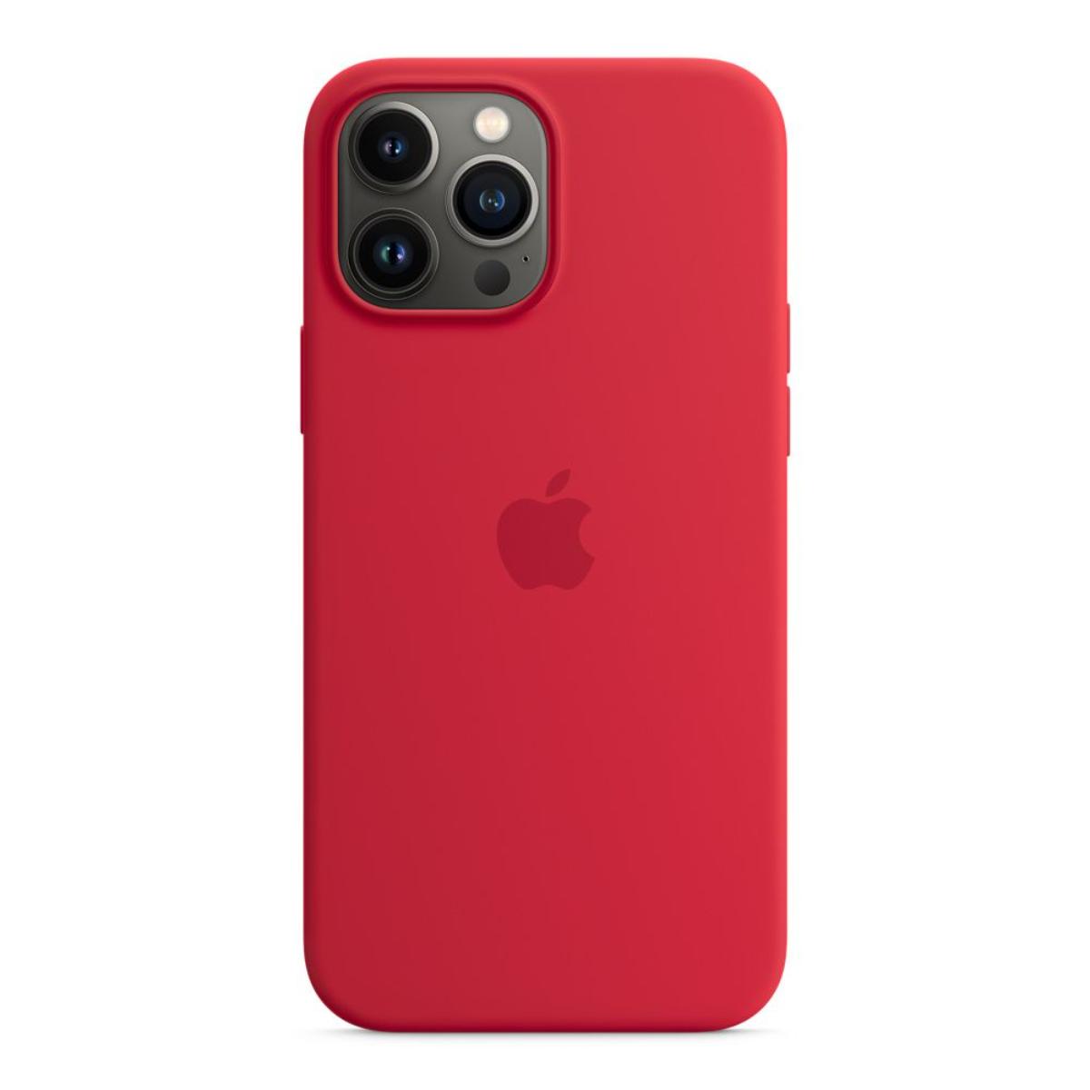 cherven-keis-za-iphone-13-pro-max-silicon-magsafe iPhone 13 Pro Max Silicone Case with MagSafe - Червен