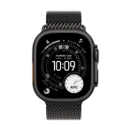 Apple Watch Ultra 3 GPS + Cellular 49mm Black Titanium Case with Black Titanium Milanese Loop - Small – изглед 1
