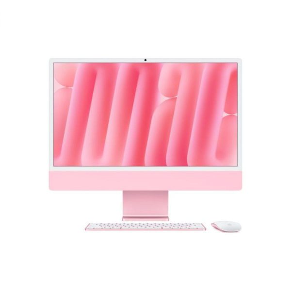 Apple IMAC 24: M4 чип | 8-ядрен CPU и 8-ядрен GPU | 16GB памет | 256GB SSD в розово