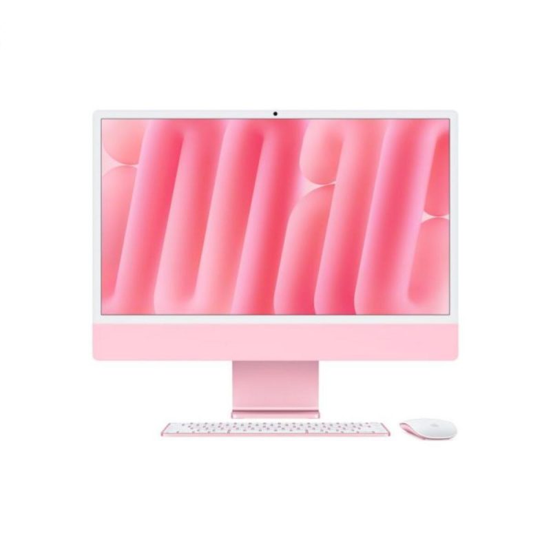 Apple IMAC 24: M4 чип | 8-ядрен CPU и 8-ядрен GPU | 16GB памет | 256GB SSD в розово