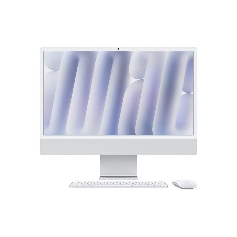 Apple IMAC 24: M4 чип | 8-ядрен CPU и 8-ядрен GPU | 16GB памет | 256GB SSD в сребристо
