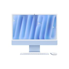 Apple IMAC 24: M4 чип | 8-ядрен CPU и 8-ядрен GPU | 16GB памет | 256GB SSD в синьо