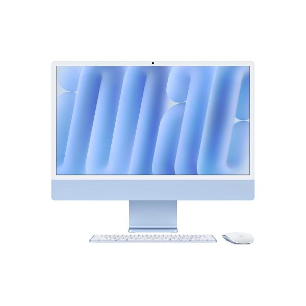 Apple IMAC 24: M4 чип | 8-ядрен CPU и 8-ядрен GPU | 16GB памет | 256GB SSD в синьо