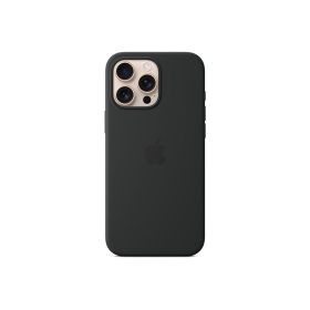 Кейс за iPhone 16 Pro Max Silicone Case съвместим с Magsafe в черно