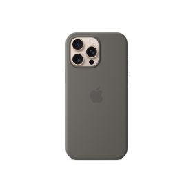 Кейс за iPhone 16 Pro Max Silicone Case съвместим с Magsafe - Stone Gray