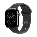 Apple Watch Series 11 GPS + Cellular 42mm Slate Titanium Case with Black Sport Band - S/M