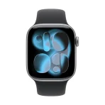 Apple Watch Series 11 GPS 42mm Space Grey Aluminium Case with Black Sport Band - S/M – изглед 1