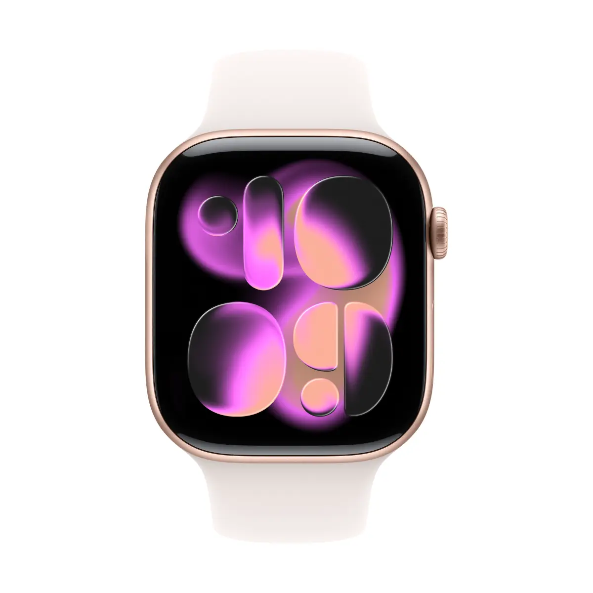 Apple Watch Series 11 GPS 46mm Rose Gold Aluminium Case with Light Blush Sport Band - S/M – изглед 1