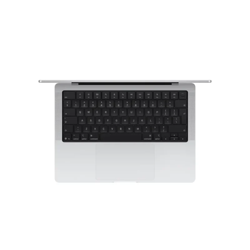 Macbook Pro 14 инча: M5 чип с 10 ядрен CPU и 10 ядрен GPU, 16GB, 512GB SSD в сребристо – изглед 1