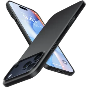 Torras SlimFit-Mag за iPhone 15 Pro, Black