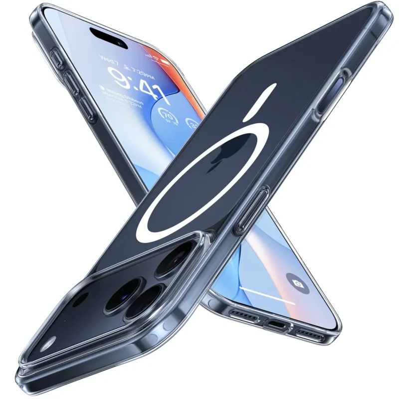 Torras SlimFit-Mag за iPhone 16, Clear