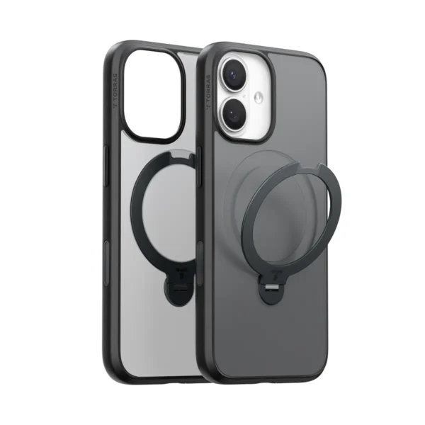 Torras Ostand Spin за iPhone 17, Black