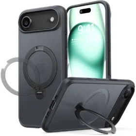 Torras Ostand Spin за iPhone Air, Black