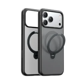 Torras Ostand Spin за iPhone 17 Pro, Black