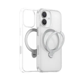 Torras Ostand Spin за iPhone 17, Clear