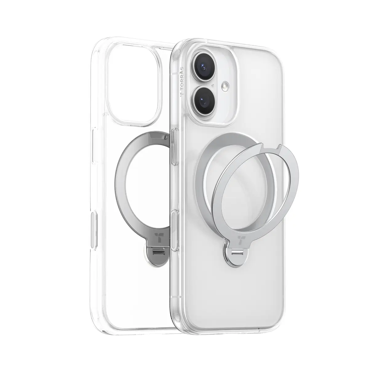 torras-case-005-1 Torras Ostand Spin за iPhone 17, Clear