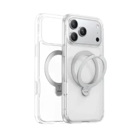 Torras Ostand Spin за iPhone 17 Pro Max, Clear