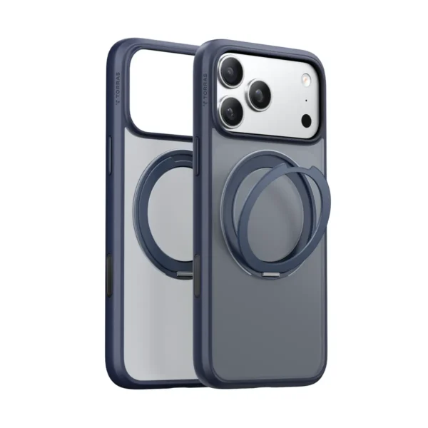 Torras Ostand Pro за iPhone 17 Pro Max, Navy Blue – изглед 1