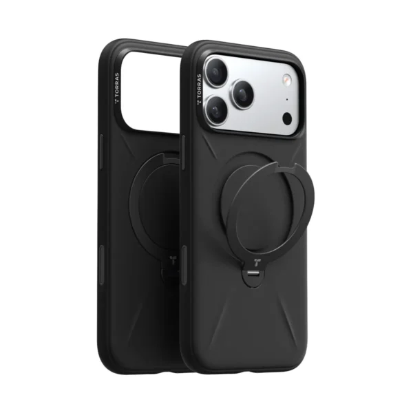 Torras QPRO Silicone за iPhone 17 Pro, Black