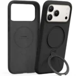 Torras QPRO Silicone за iPhone 17 Pro, Black – изглед 1