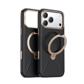 Torras QPRO Leather за iPhone 17 Pro, Black
