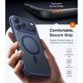 Torras Guardian-Magnetic за iPhone 17 Pro Max, Navy Blue