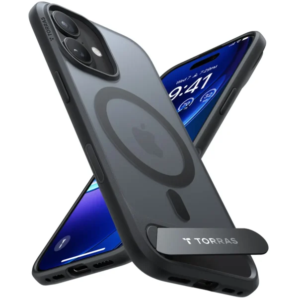 Torras Pstand за iPhone 17, Black – изглед 1