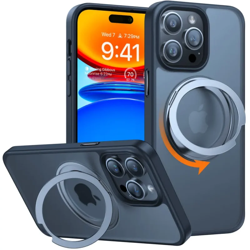 Torras Ostand Pro за iPhone 14 Pro, Black